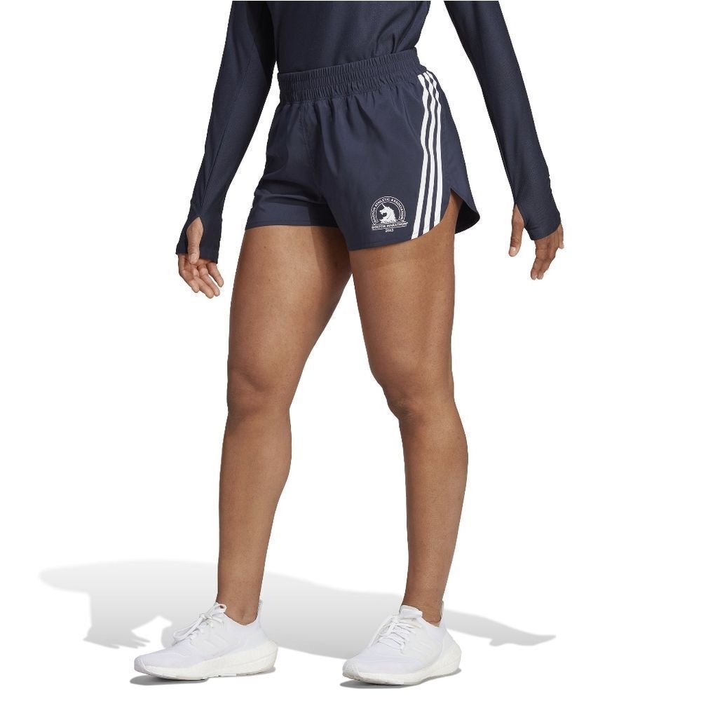 Adidas Boston Marathon 2023 Women's Running Shorts Size Small S Blue Adizero New